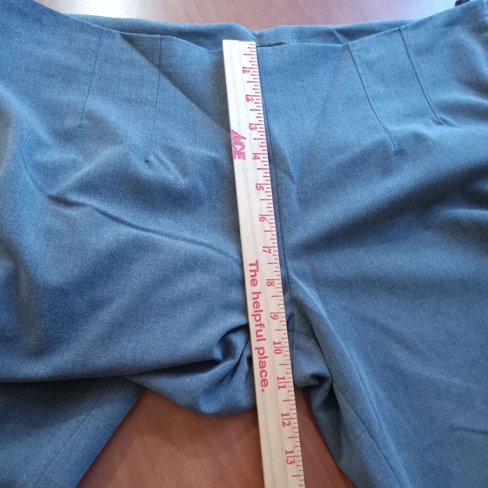 Amanda & Chelsea dress pants women's size 12 gray slit at hem side zip closure - Picture 10 of 14